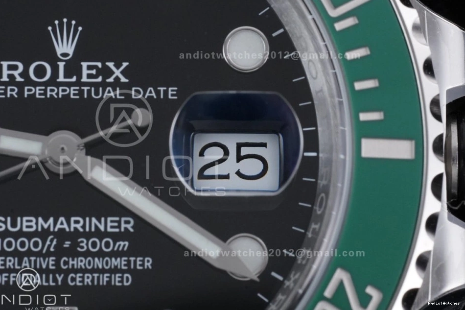 904L Green Ceramic Starbucks Youth EyeCatching Submariner The 41mm VSF Version 1155 126610LV A Steel 0206